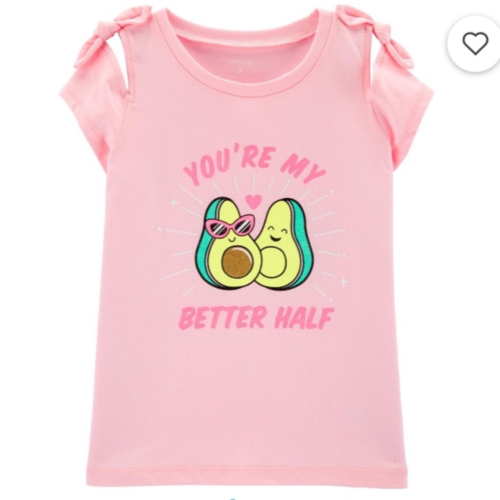 BNWT Carter’s “you’re my better half” Short Sleeve